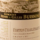 CORTON CHARLEMAGNE GRAND CRU 2016 '' - DOMAINE HENRI & GILLES BUISSON