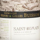 SAINT ROMAIN 2016 'SOUS LA VELLE' BLANC - DOMAINE HENRI & GILLES BUISSON