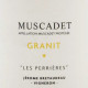 MUSCADET 2017 'GRANIT "LES PERRIÈRES"' - DOMAINE DE BELLE VUE