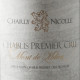CHABLIS 1ER CRU MONT DE MILIEU 2017 - DOMAINE CHARLY NICOLLE