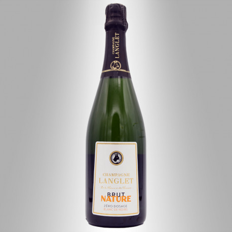 CHAMPAGNE BRUT NATURE - BLANC DE NOIRS - DOMAINE LANGLET