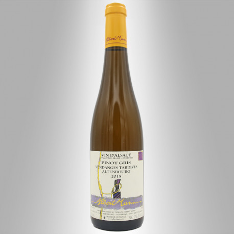 ALSACE PINOT GRIS VENDANGE TARDIVE 2015 'ALTENBOURG' - DOMAINE ALBERT MANN 50CL