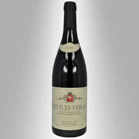 VIN DE PAYS DE L'ARDÈCHE ROUGE 2019 'LES ÎLES FERAY' - PIERRE GONON