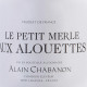 IGP PAYS D'OC 2019 'LE PETIT MERLE AUX ALOUETTES' - ALAIN CHABANON