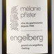 ALSACE GRAND CRU ENGELBERG BLANC "RIESLING" 2018 MELANIE PFISTER