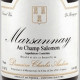 MARSANNAY "AU CHAMP SALMON" 2016 - CHARLES AUDOIN