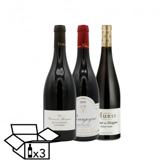 Caisse 3x bouteilles 75cl - Les Pinot Noir d'Exception