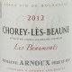 CHOREY-LES-BEAUNE 2012 - DOMAINE ARNOUX PÈRE ET FILS